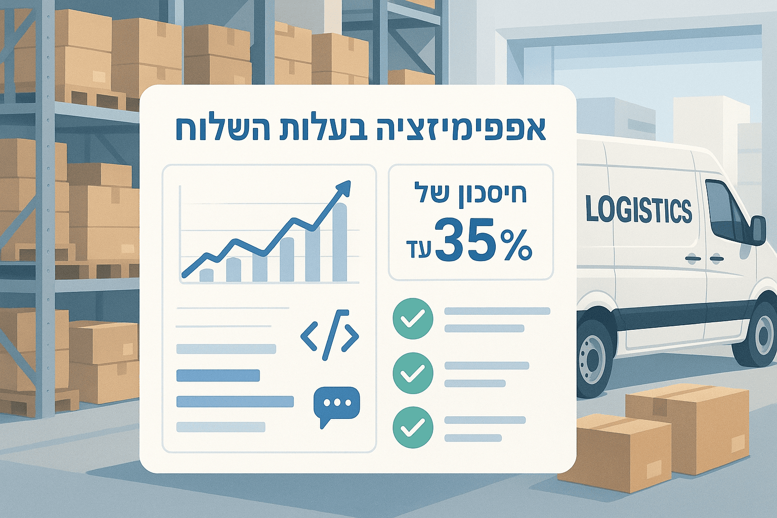 כיצד לחסוך בעלויות משלוח חודשיות: המדריך המלא לעסקים עם 100+ חבילות בחודש